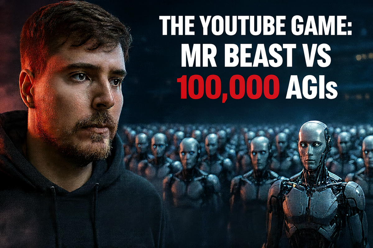 The YouTube Game: Mr Beast vs 100,000 AGIs