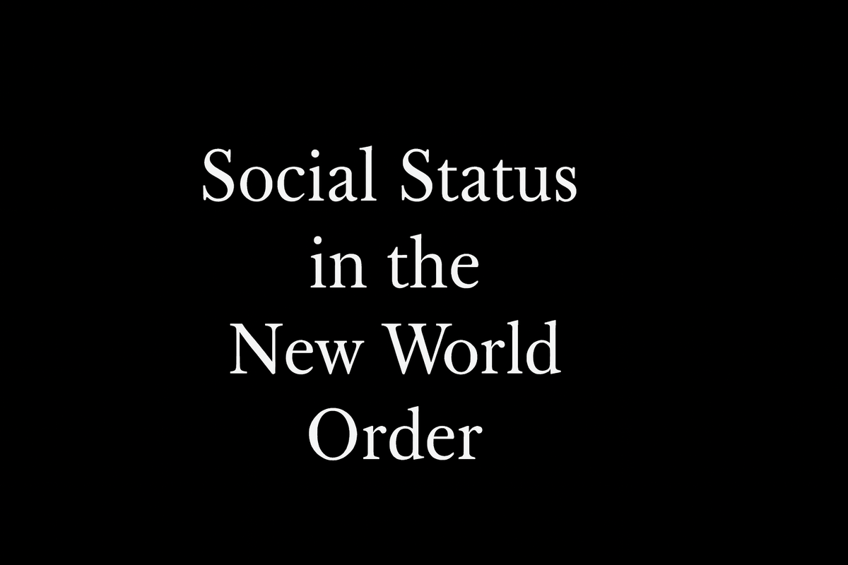 Social Status in the New World Order: How Status Hierarchies Form in an AGI World